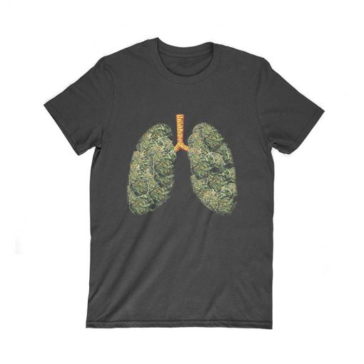 Funny Weed Lung Marijuana Bud T-Shirt