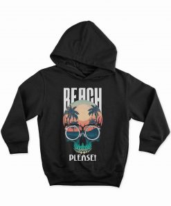 Beach Please Funny Summer Hoodie Sweatshirt