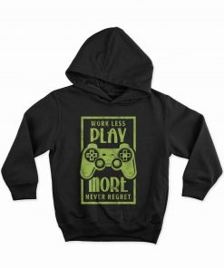 Work Less Play More Gaming Hoodie Sweatshirt