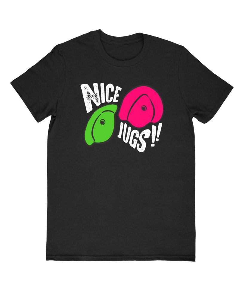 nice jugs! rock climbing t-shirt