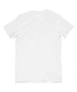 back of a blank white t-shirt