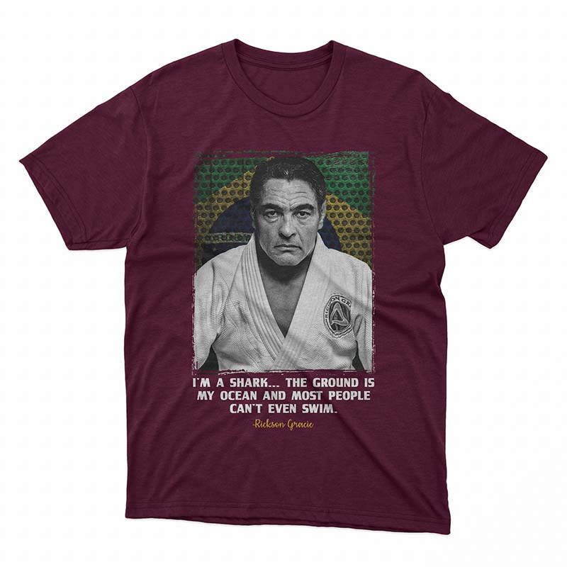 Brazilian Jiu Jitsu T Shirt- Tribute to Rickson Gracie - Image 3