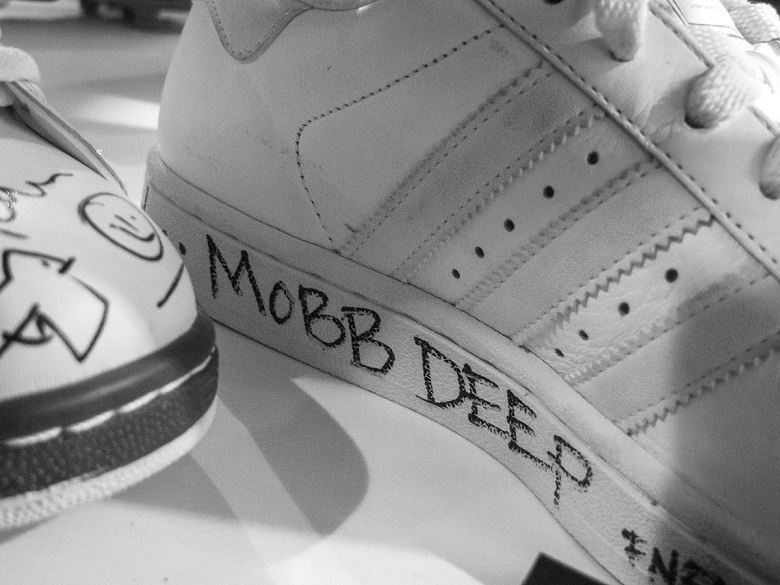original Mobb Deep adidas sneakers on auction