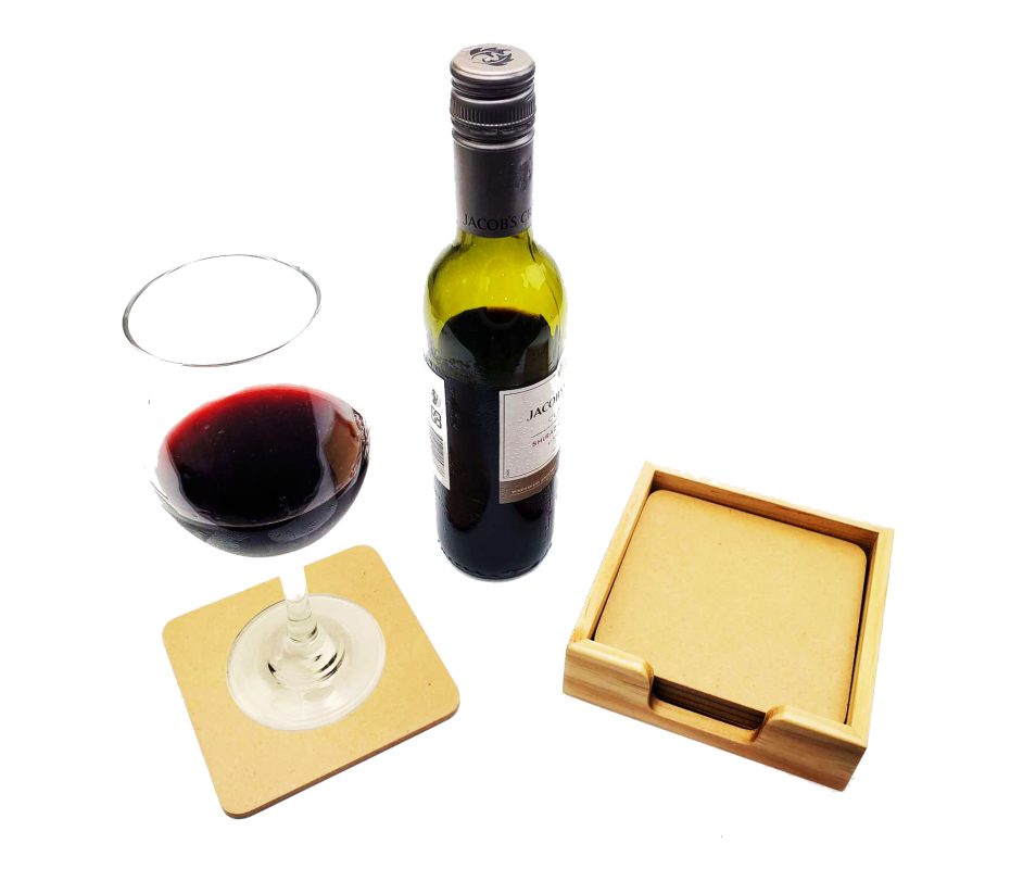 Custom Wooden Coaster Set