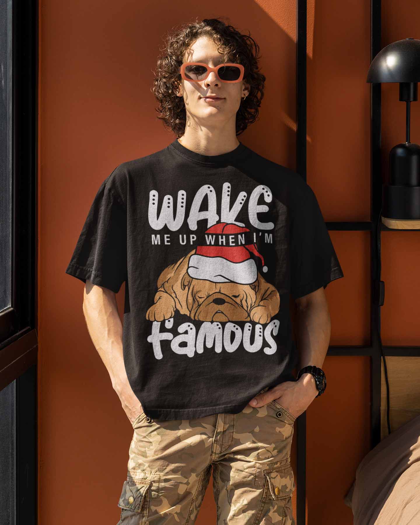 Wake Me Up When I'm Famous Dog Lover T Shirt - Image 2