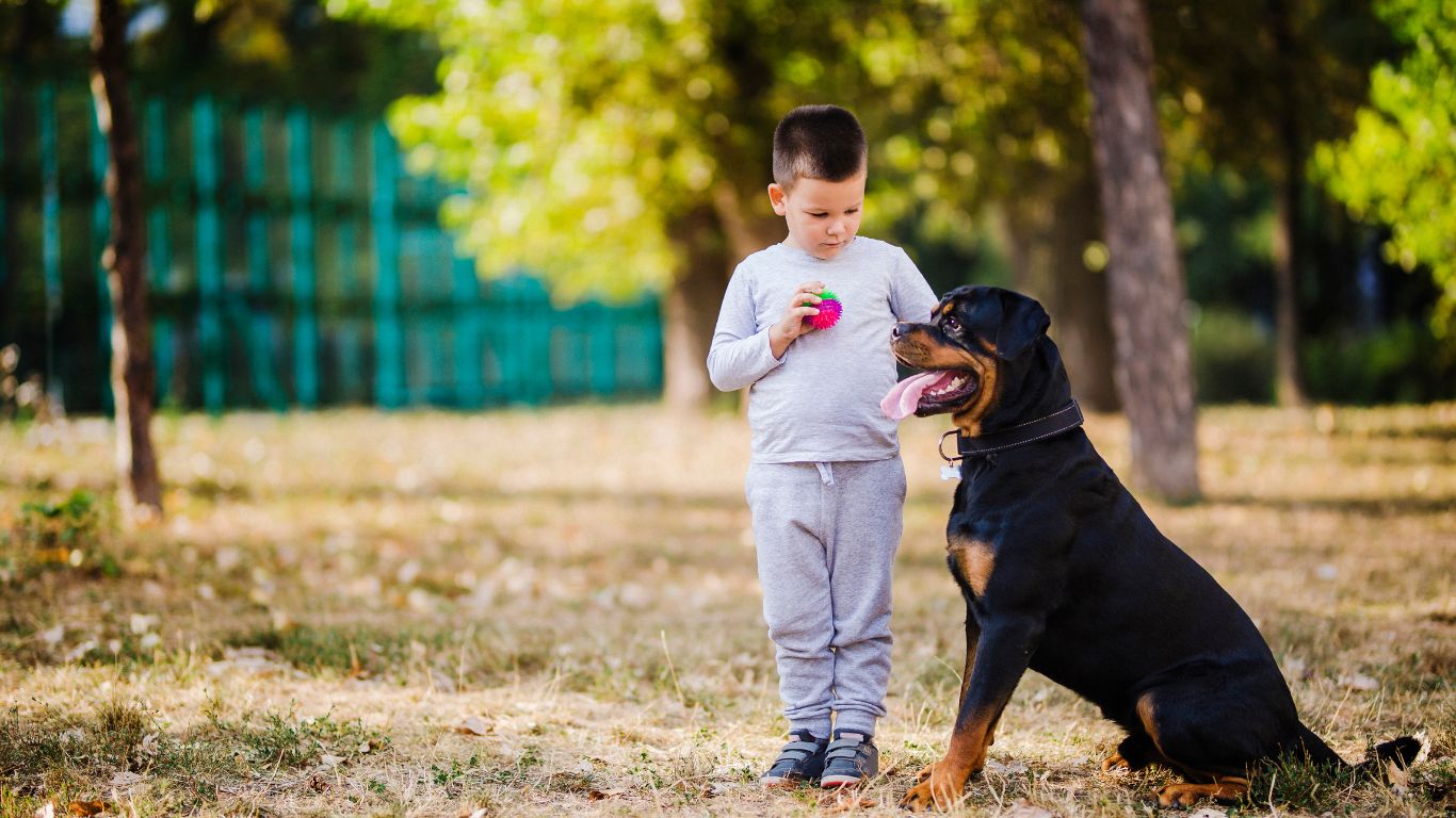 are rottweilers good with kids