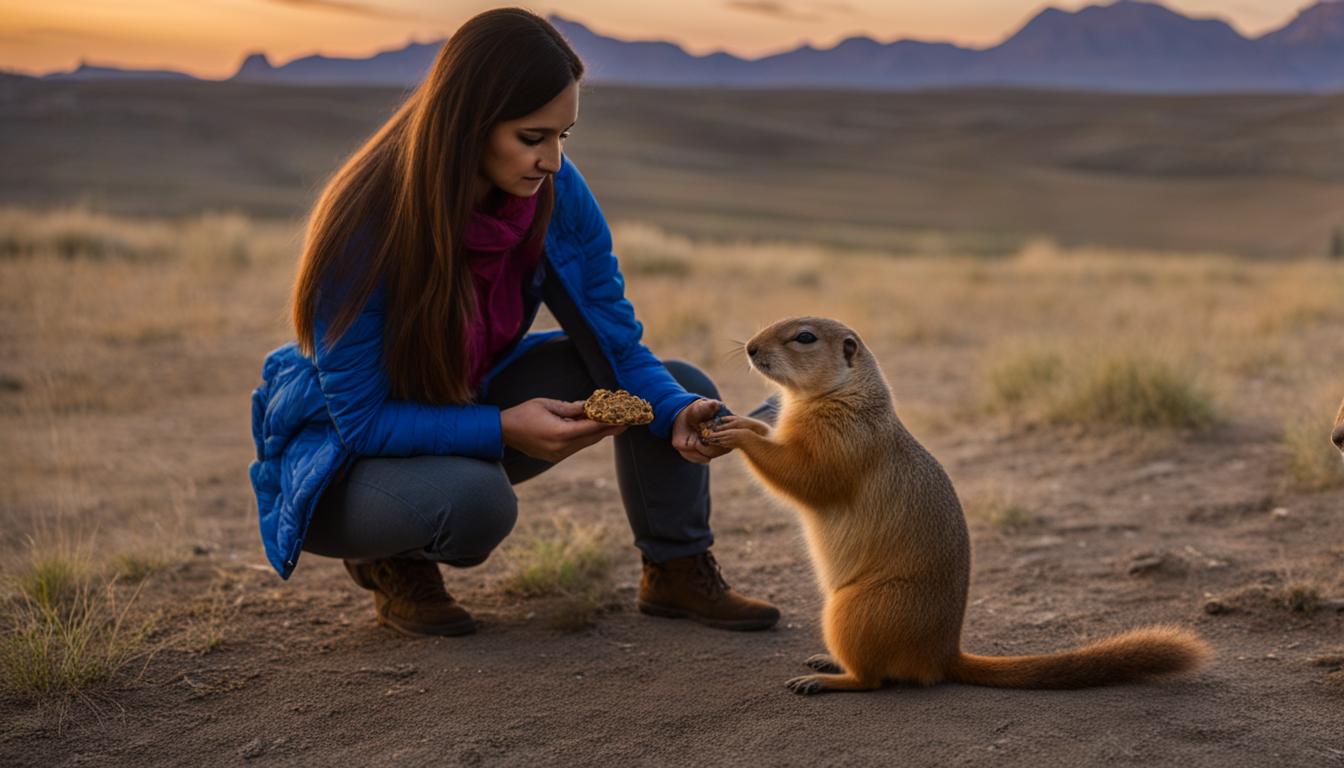 Bonding with a prairie dog