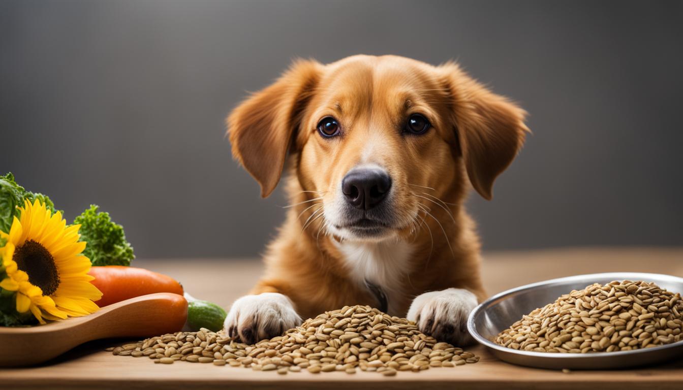 how to feed sunflower seeds to dogs