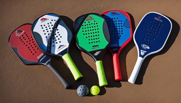 types of pickleball paddles