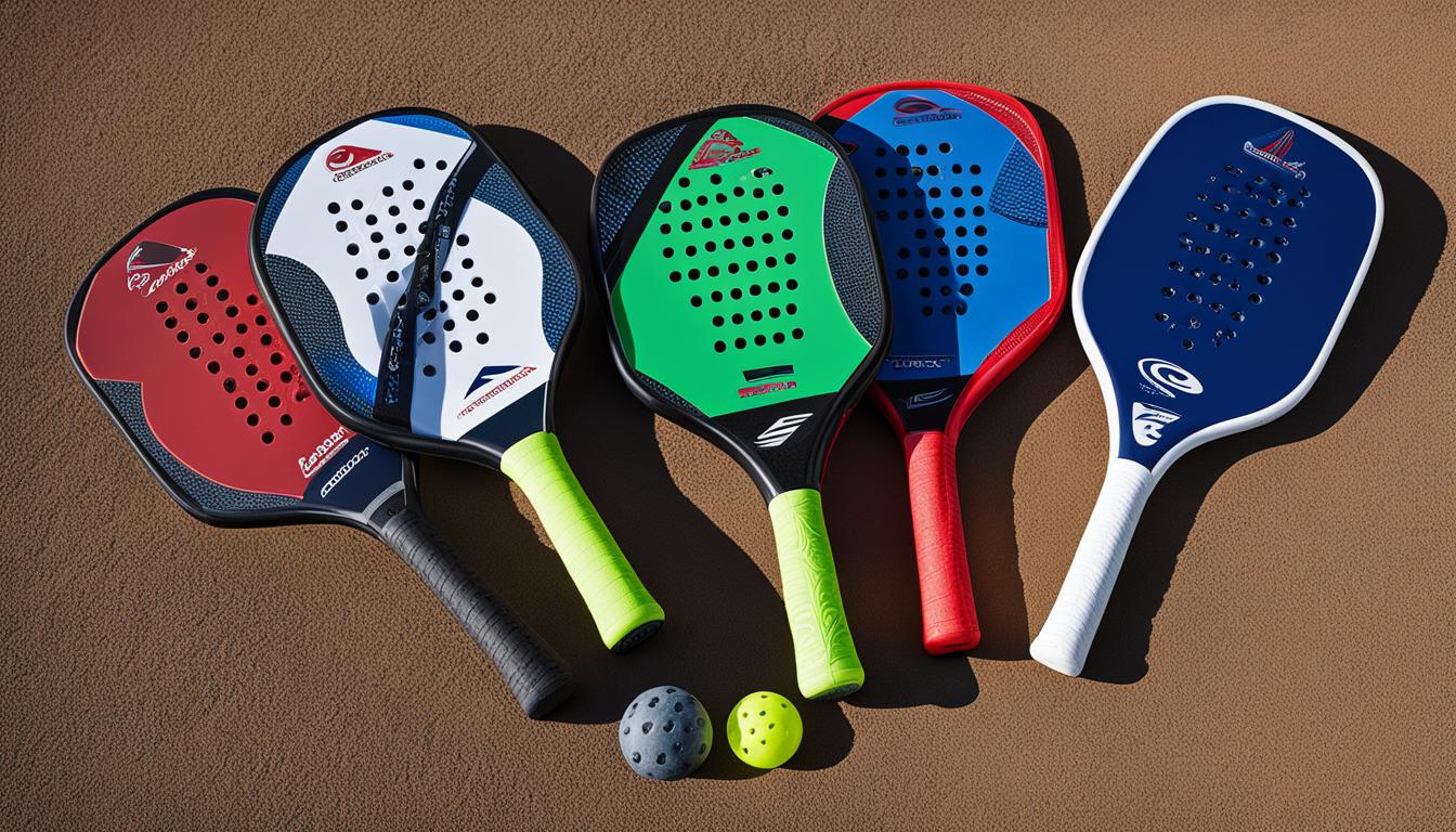 types of pickleball paddles