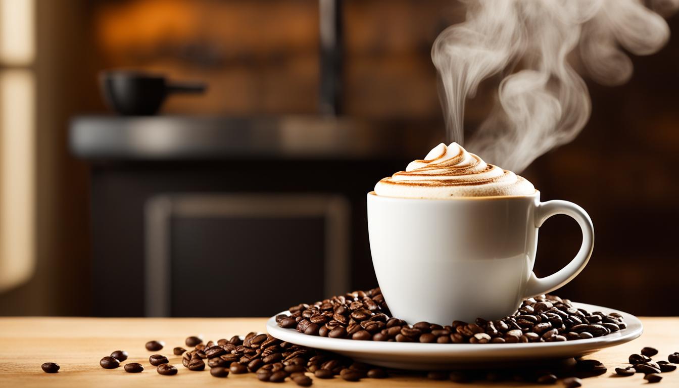 homemade breve coffee