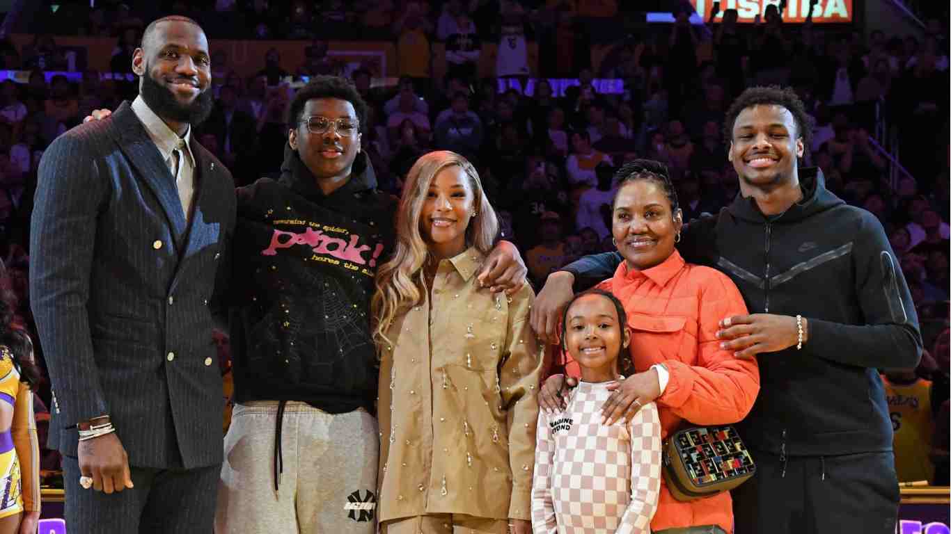 LeBron James family
