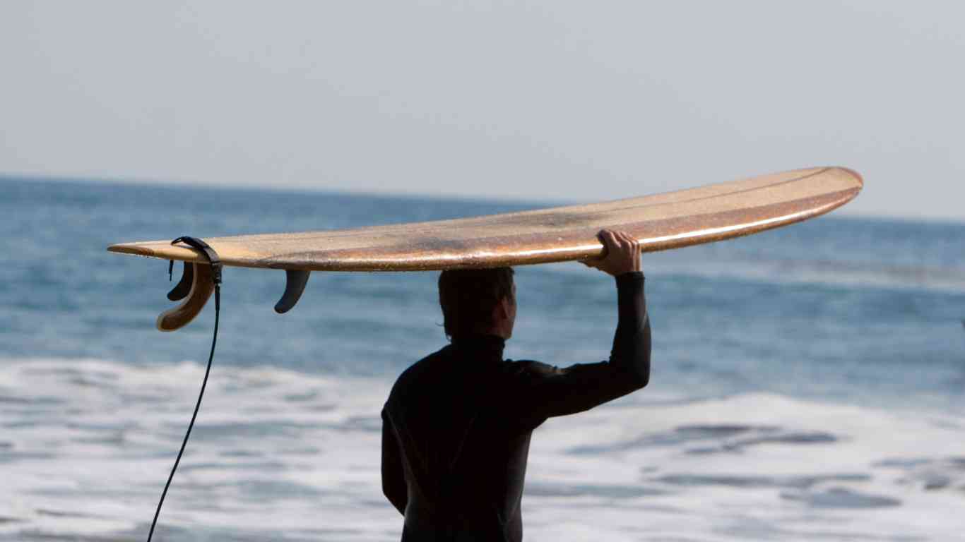 Longboard Surfing