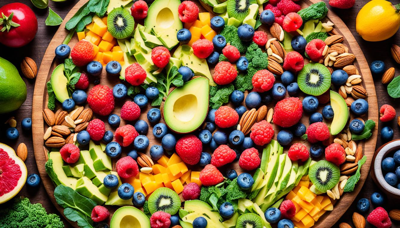 Healthy Vegan Snack Selection