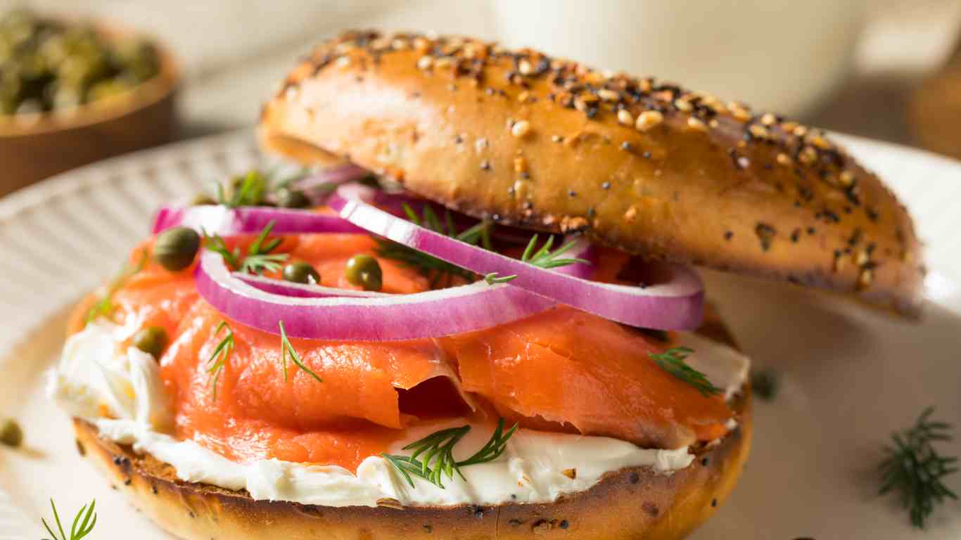 Carrot Lox on Bagels