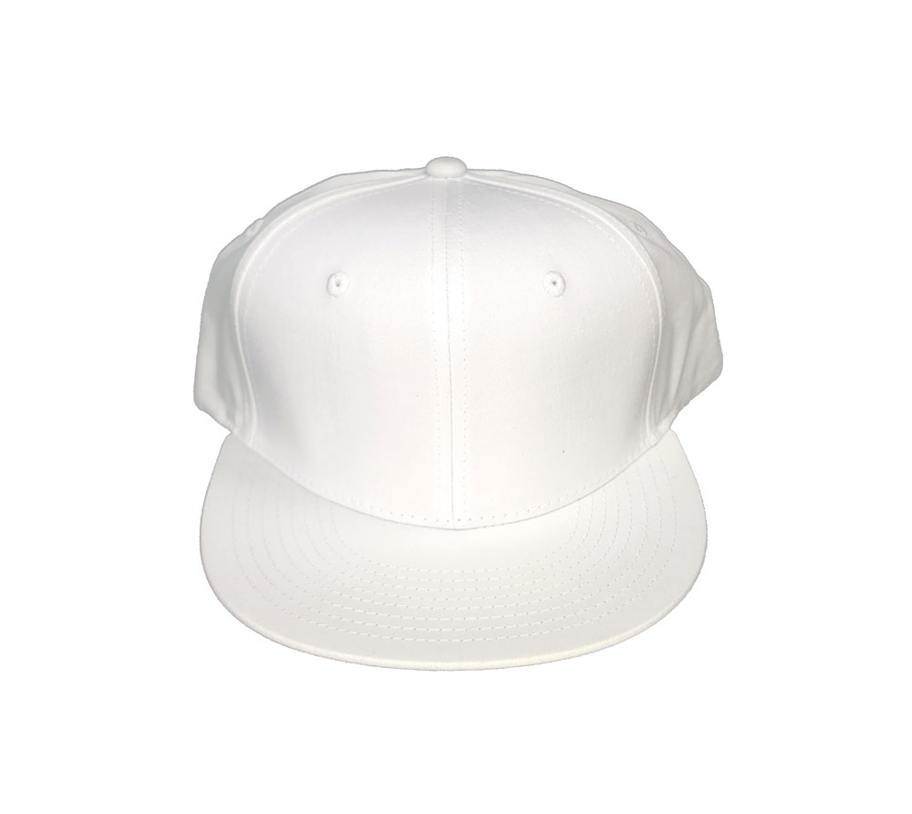 white decky hat from front