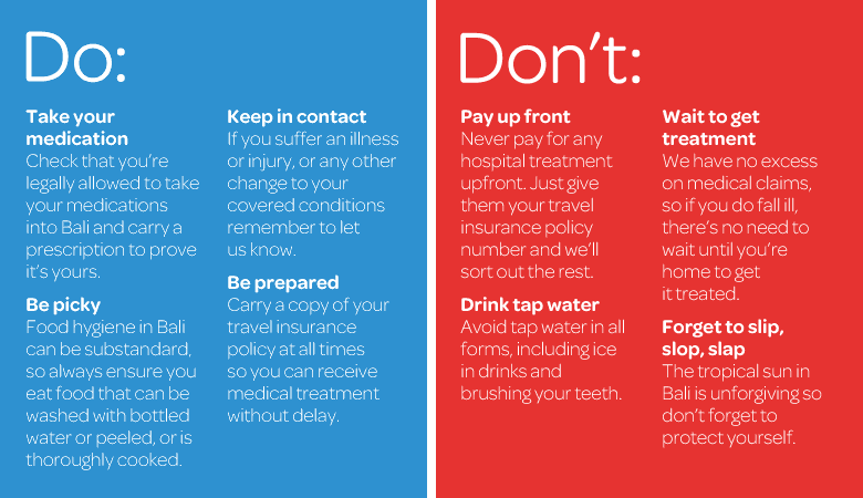 Health And Medical Precautions In Bali