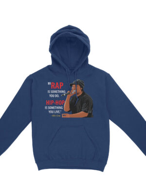 KRS One Navy KRS One Hoodie