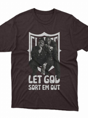 Clipse Let God Sort Em Out T-Shirt - Chocolate