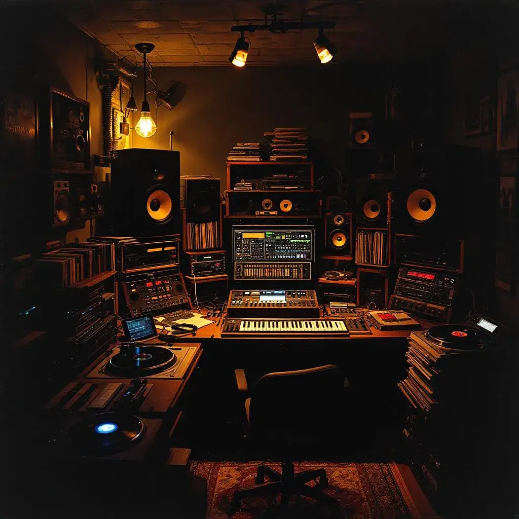 1988 hip-hop recording studio