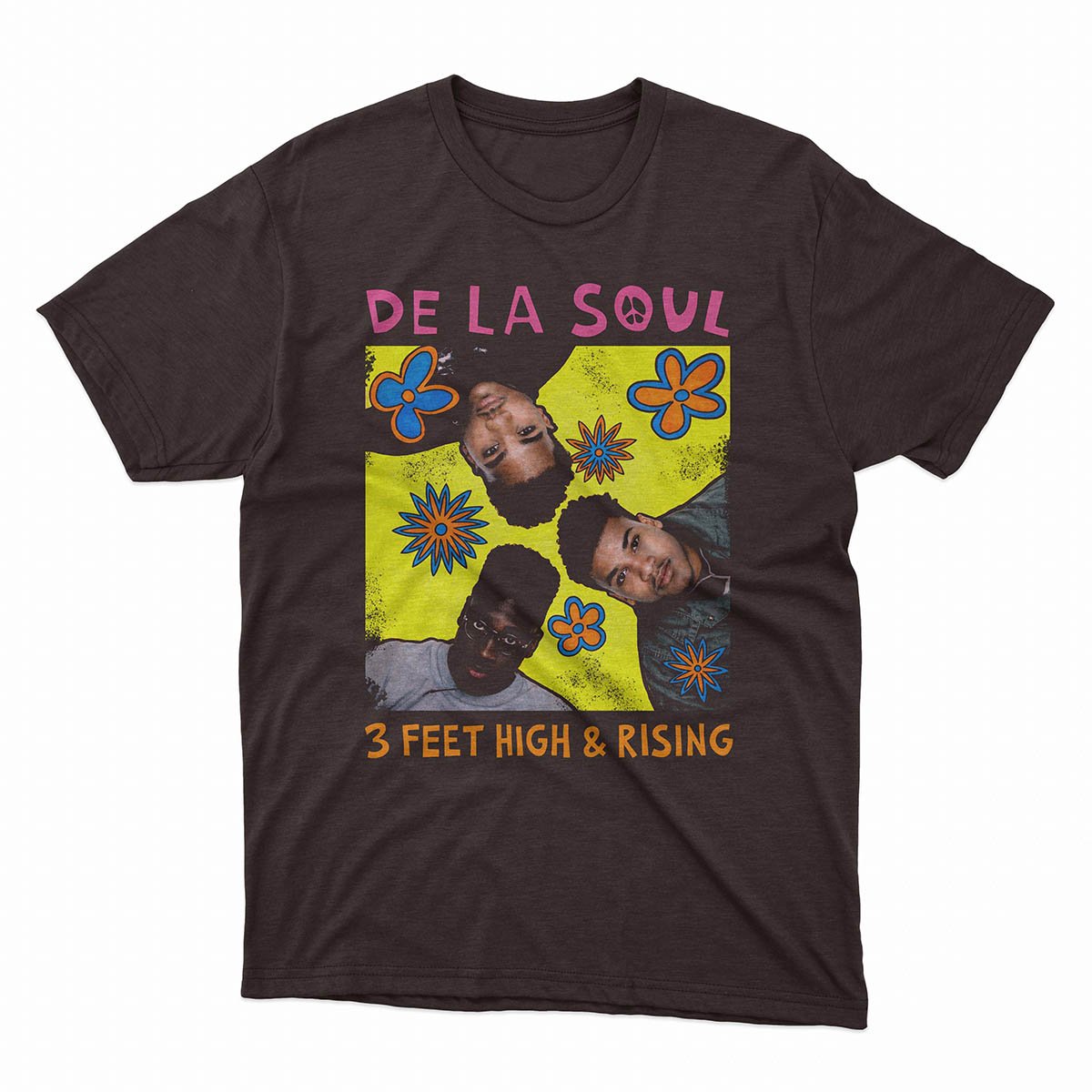 De La Soul Three Feet High and Rising T-Shirt - Image 3