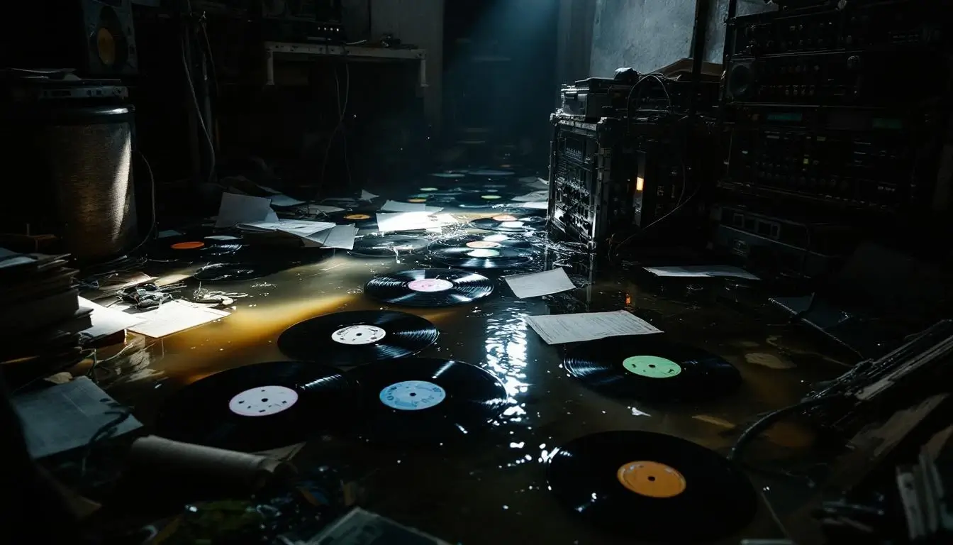 flooded basement studio hip hop beats lost