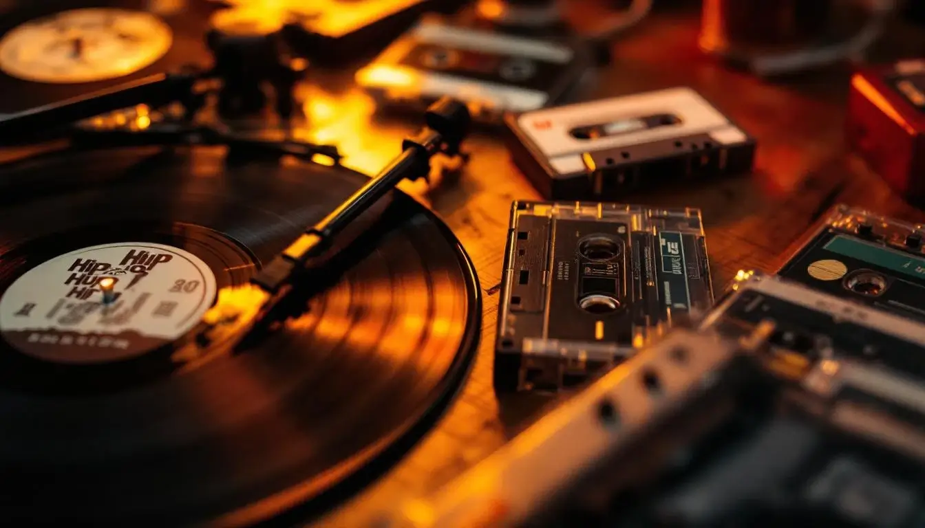 vintage hip hop vinyl records boom bap