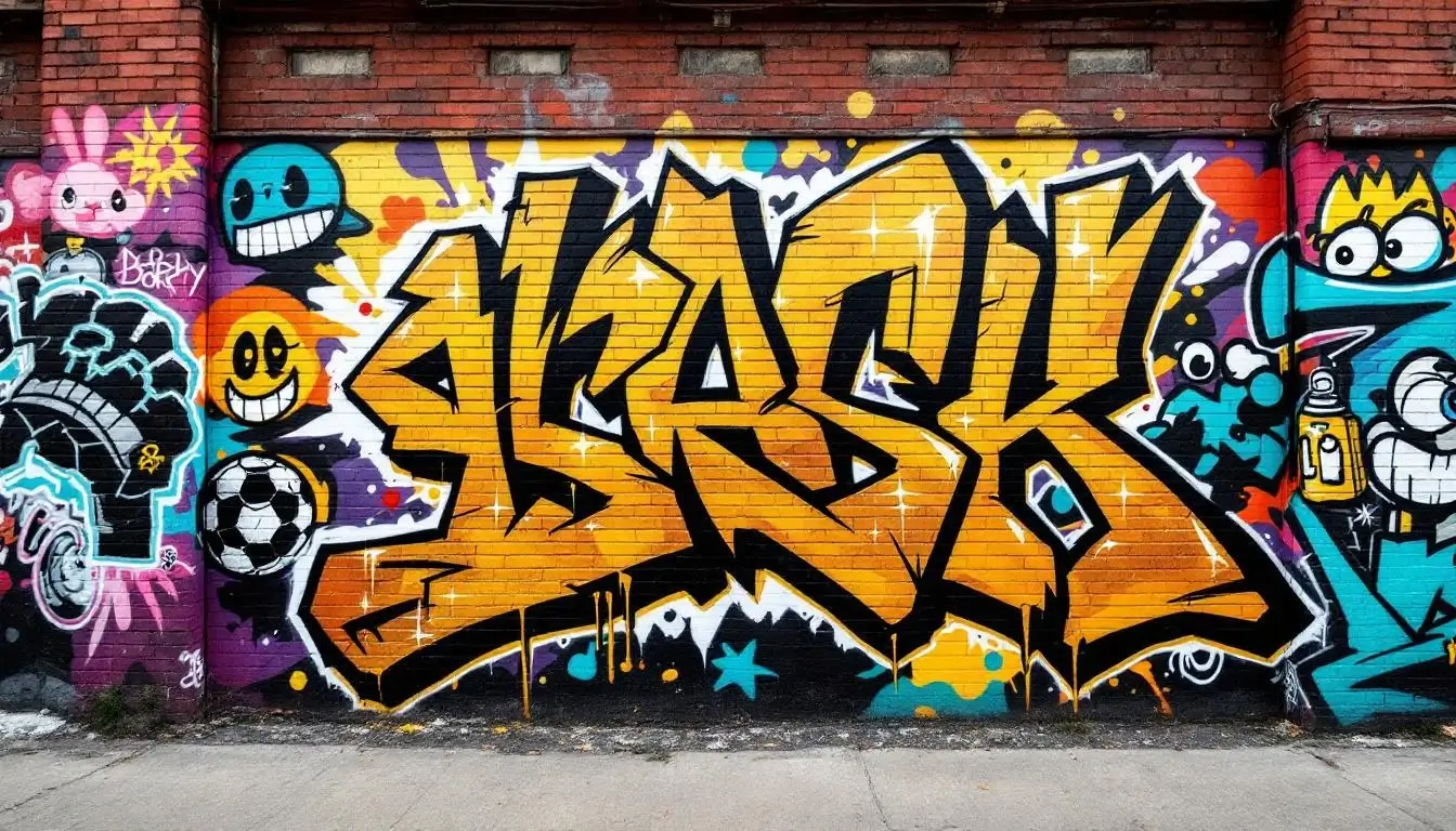 wu tang clan street art graffiti mural