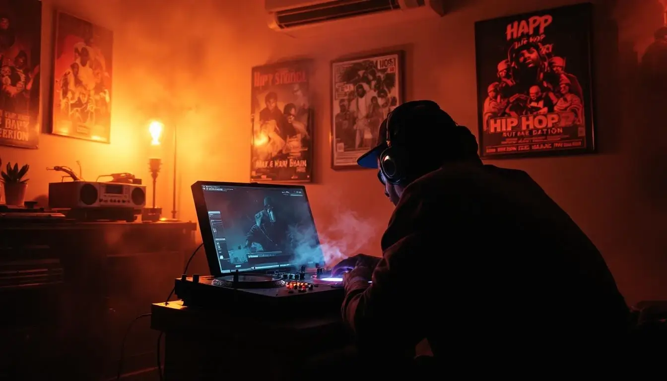 90s hip hop listening session nostalgic