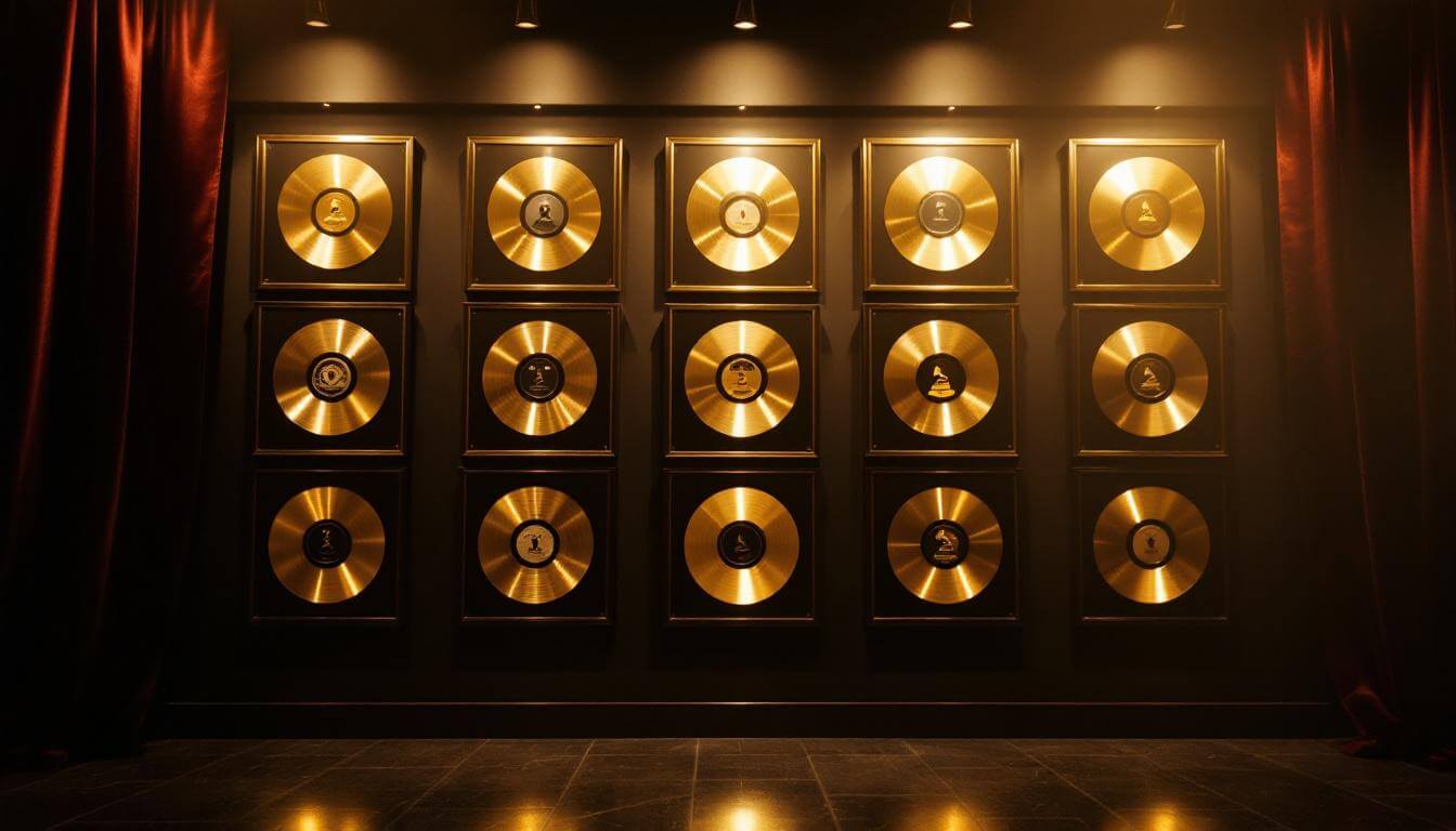 Gold and platinum records representing Method Man Tical singles success