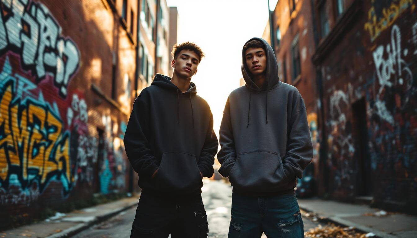 Wish Bone hip-hop performer in urban setting