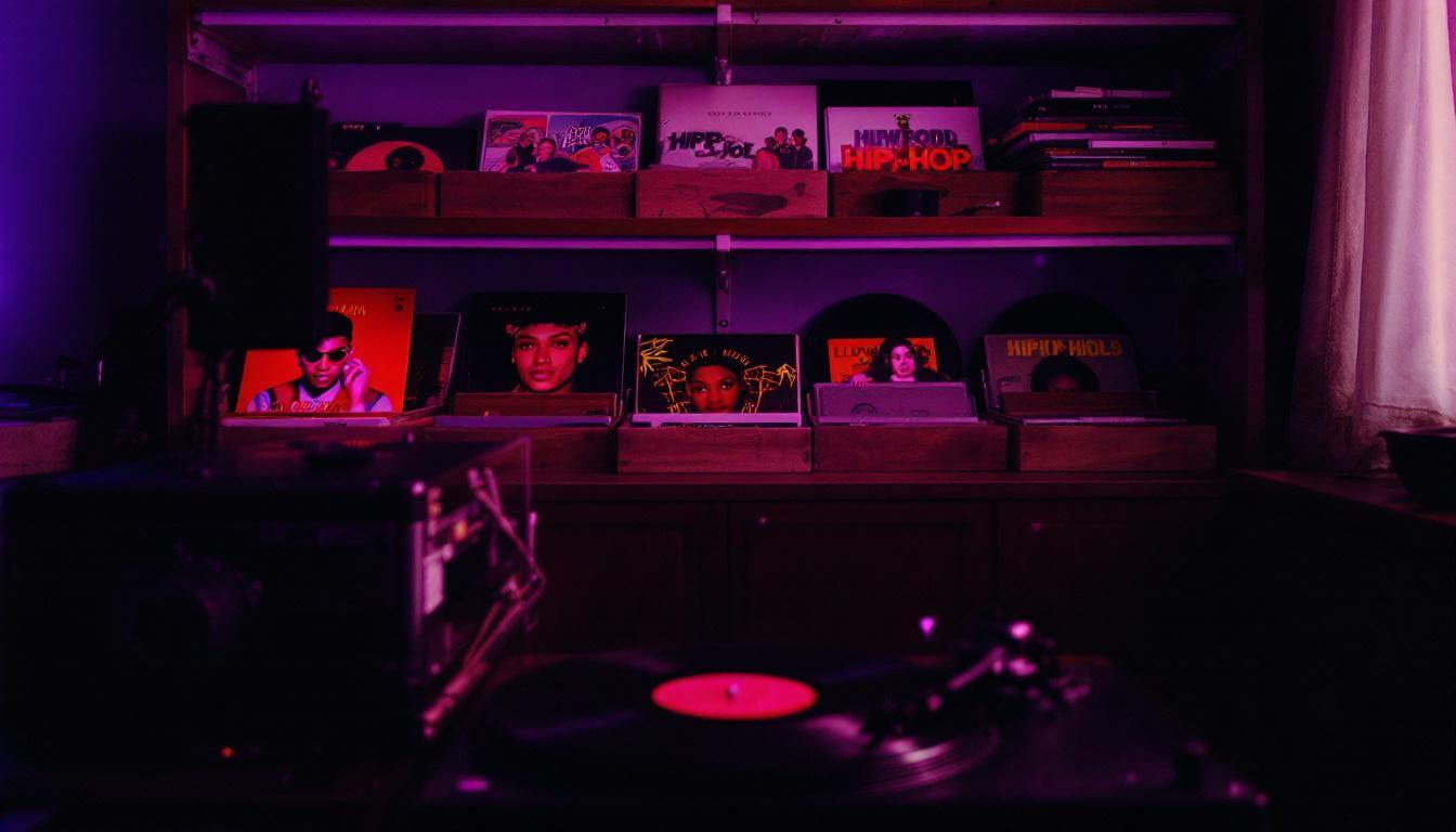 hip-hop vinyl record collection and legacy
