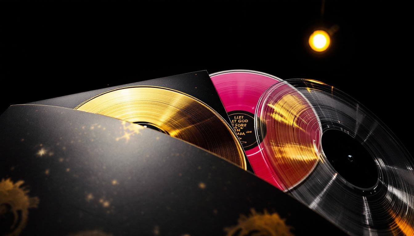 Let God Sort Em Out vinyl Gold Sunflare Pink Crystal Clear variants Roc Nation