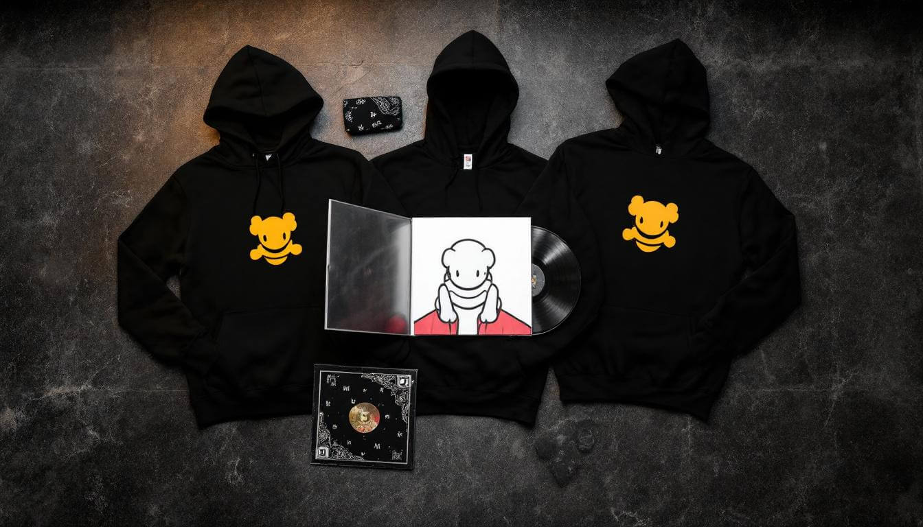 Clipse 2025 merch ecosystem KAWS hoodies bandana vinyl Let God Sort Em Out