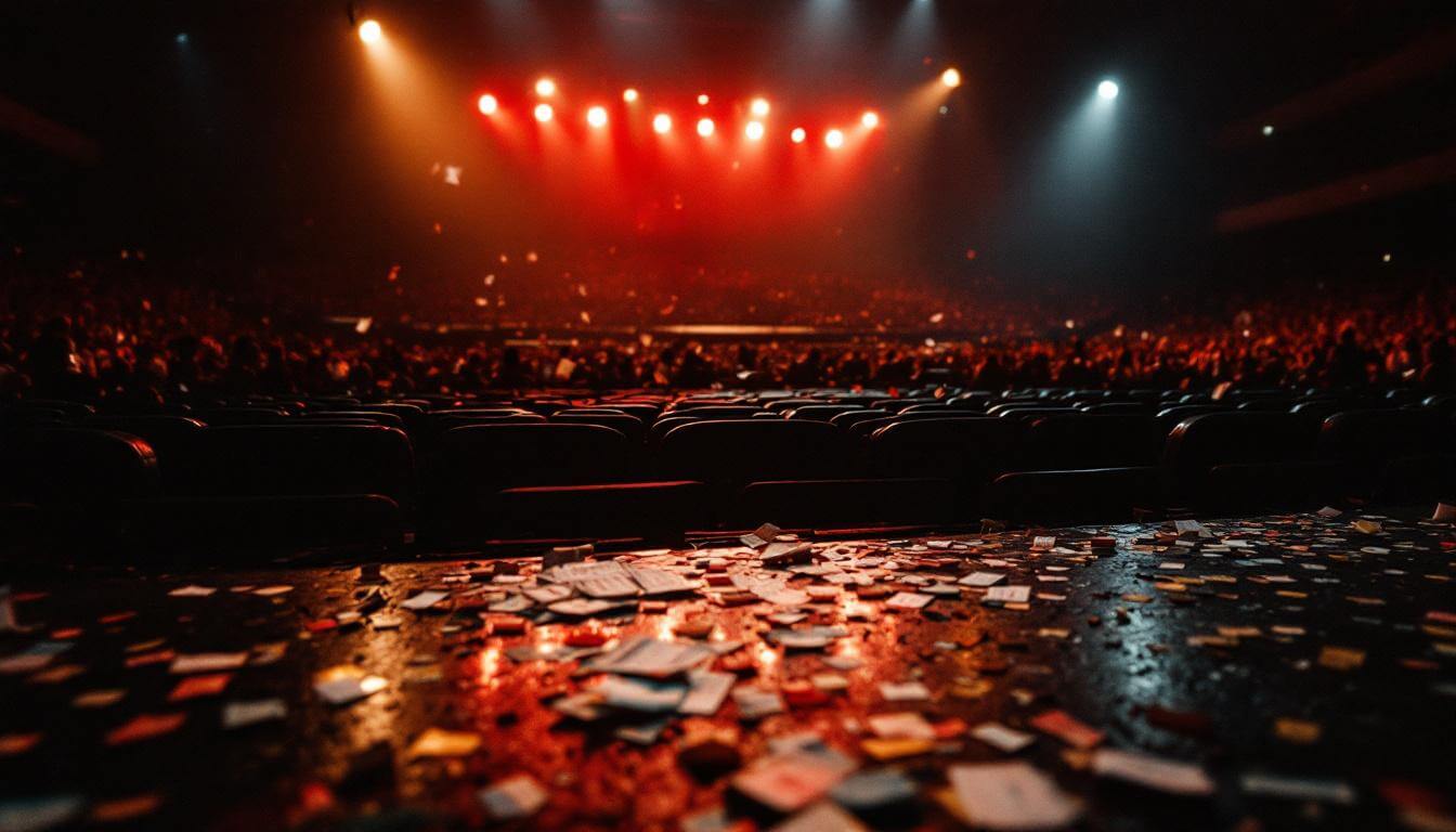 clipse let god sort em out tour tickets — empty venue post-show