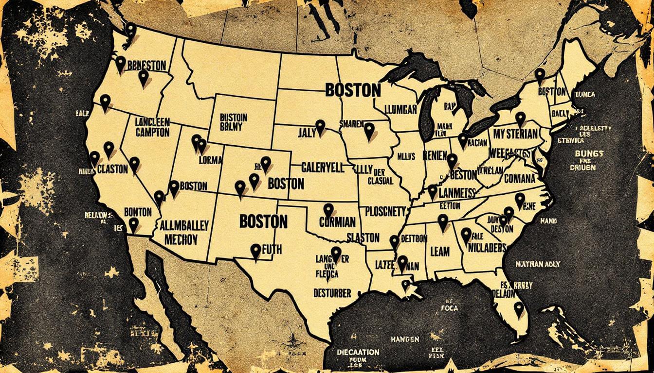 Let God Sort Em Out 25-city tour route map