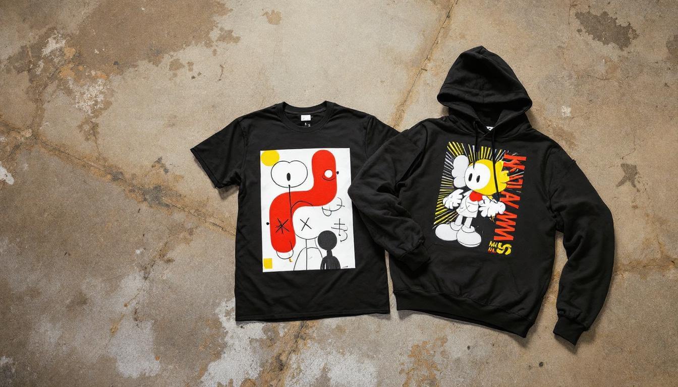 KAWS-designed Clipse Let God Sort Em Out tour merch capsule