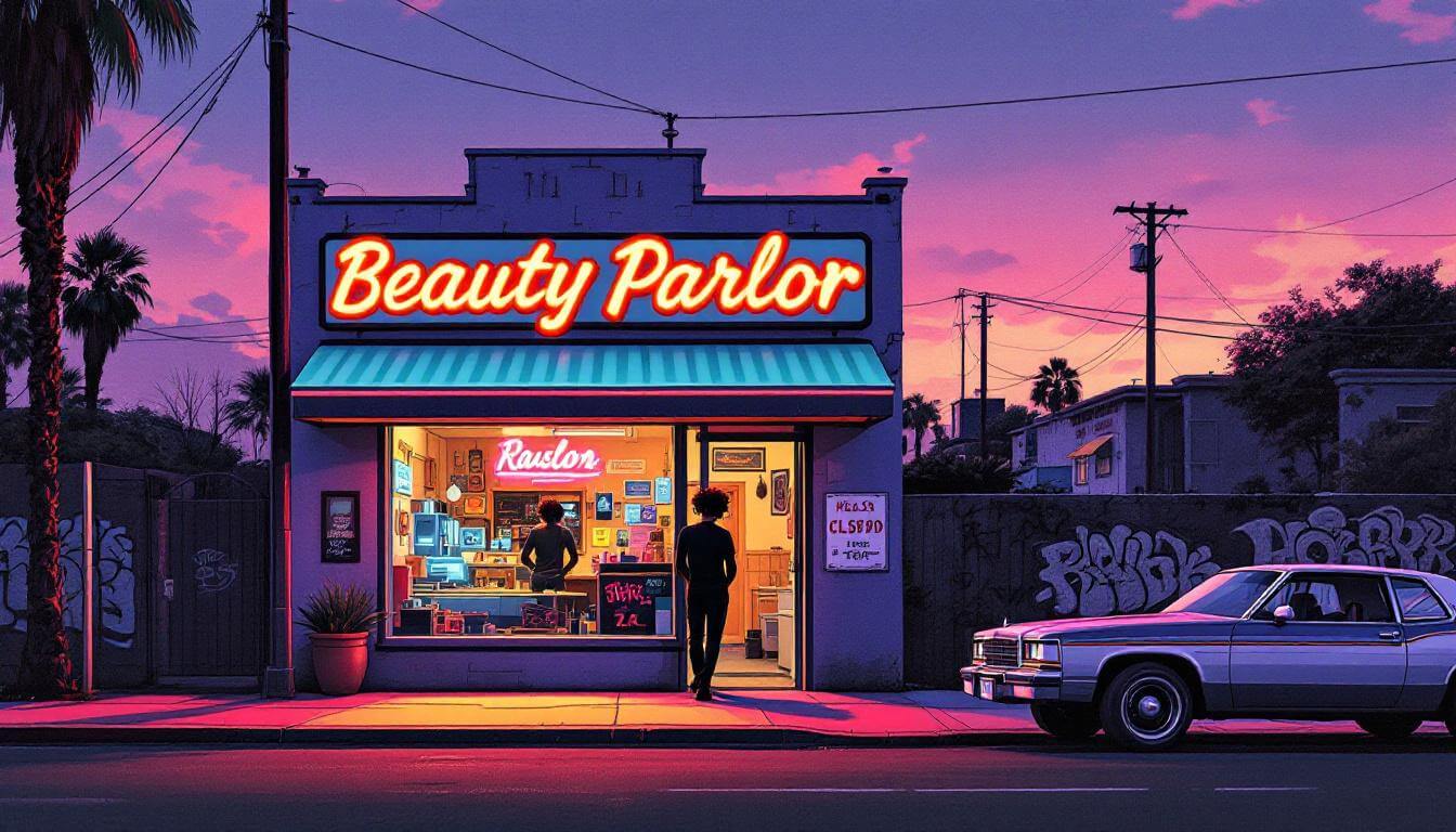 ice t rhyme pays origin scene South Central beauty parlor 1982