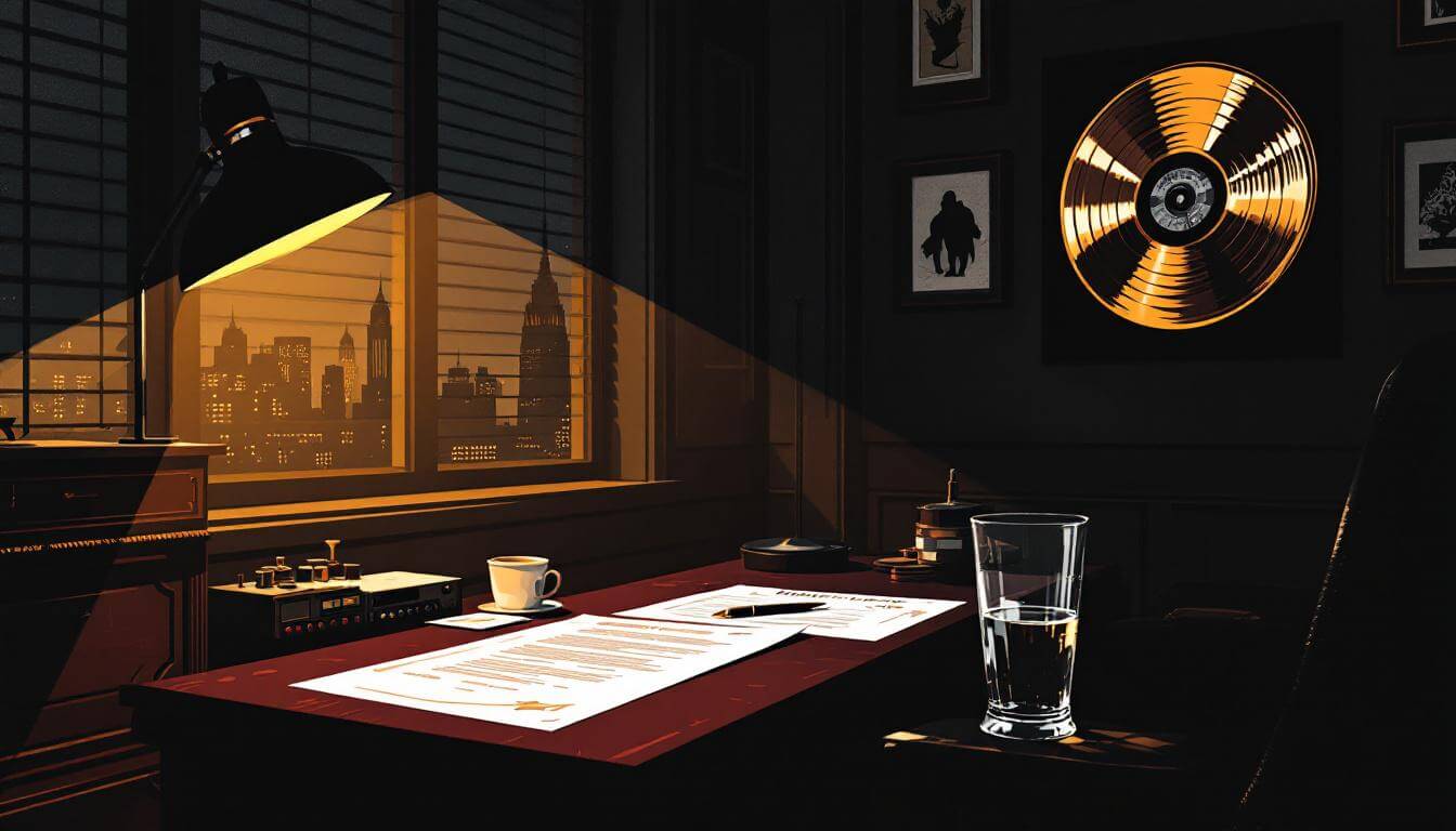 Sire Records 1986 boardroom contract