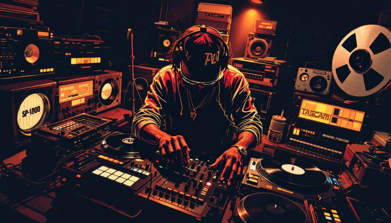 ice t rhyme pays production booth turntables 1987