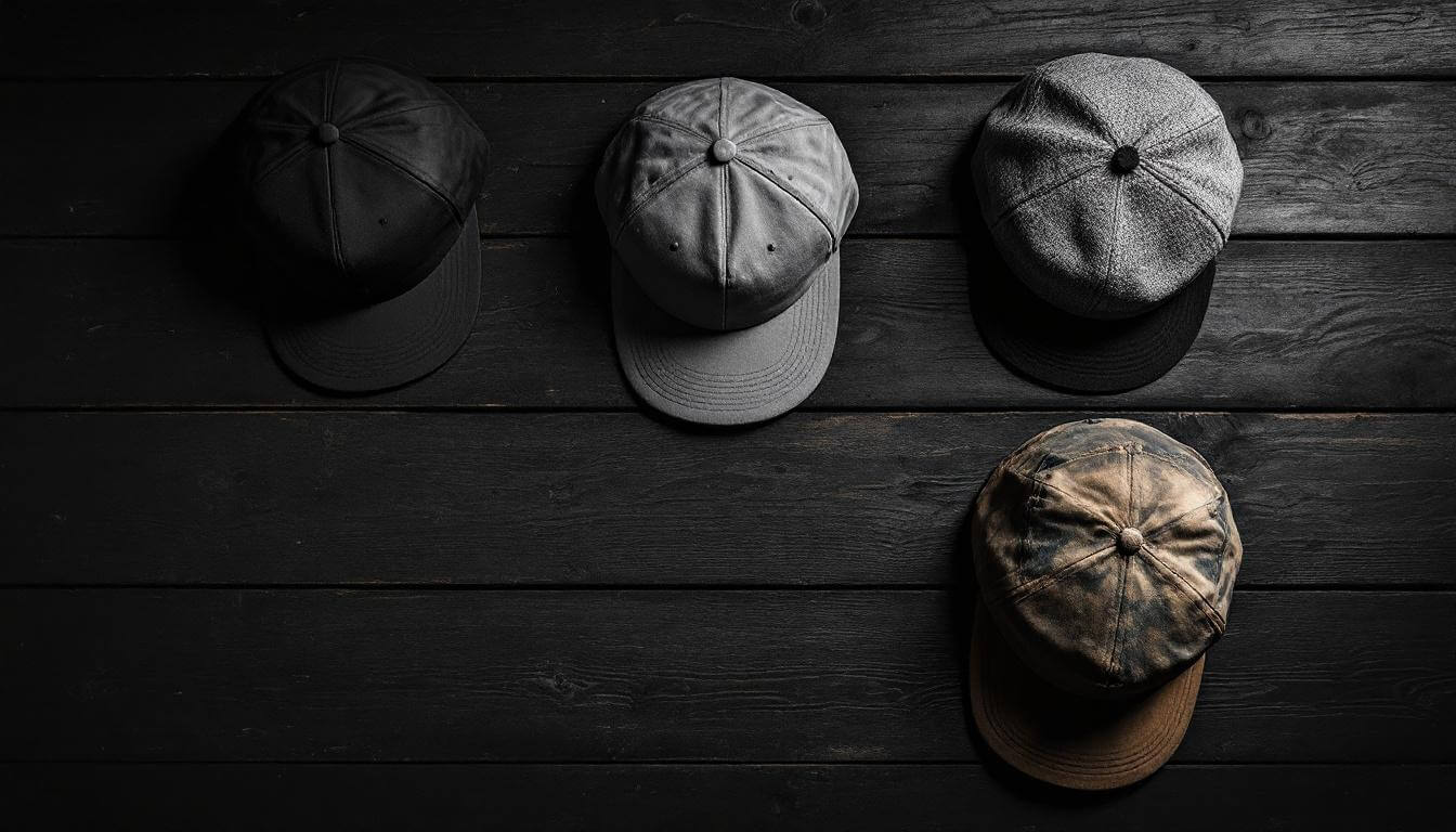 Wu-Tang Clan hat archetypes: snapback, fitted, dad hat, trucker and vintage cap