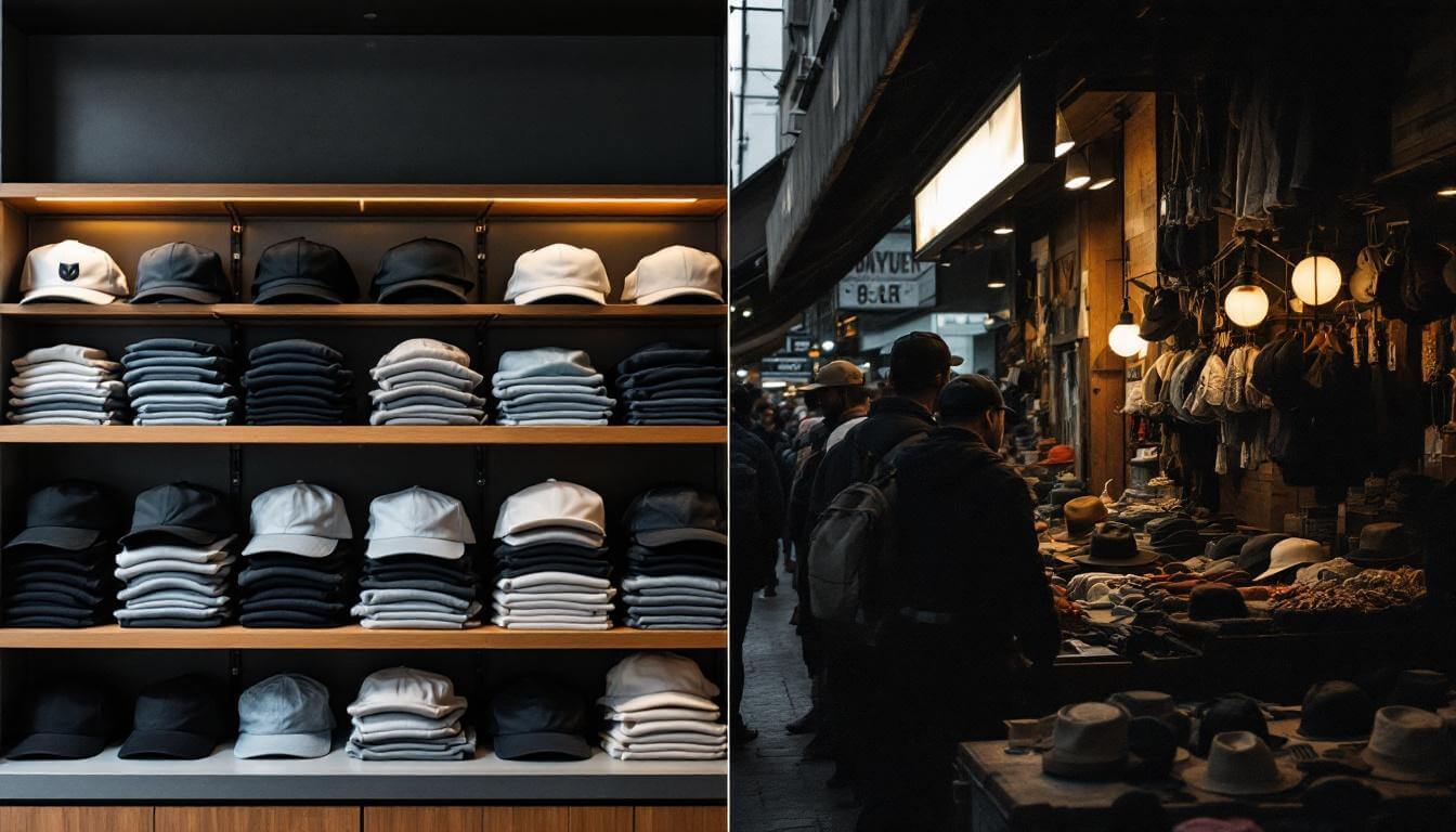 Where to buy a real Wu-Tang Clan hat: boutique shelf versus market stall