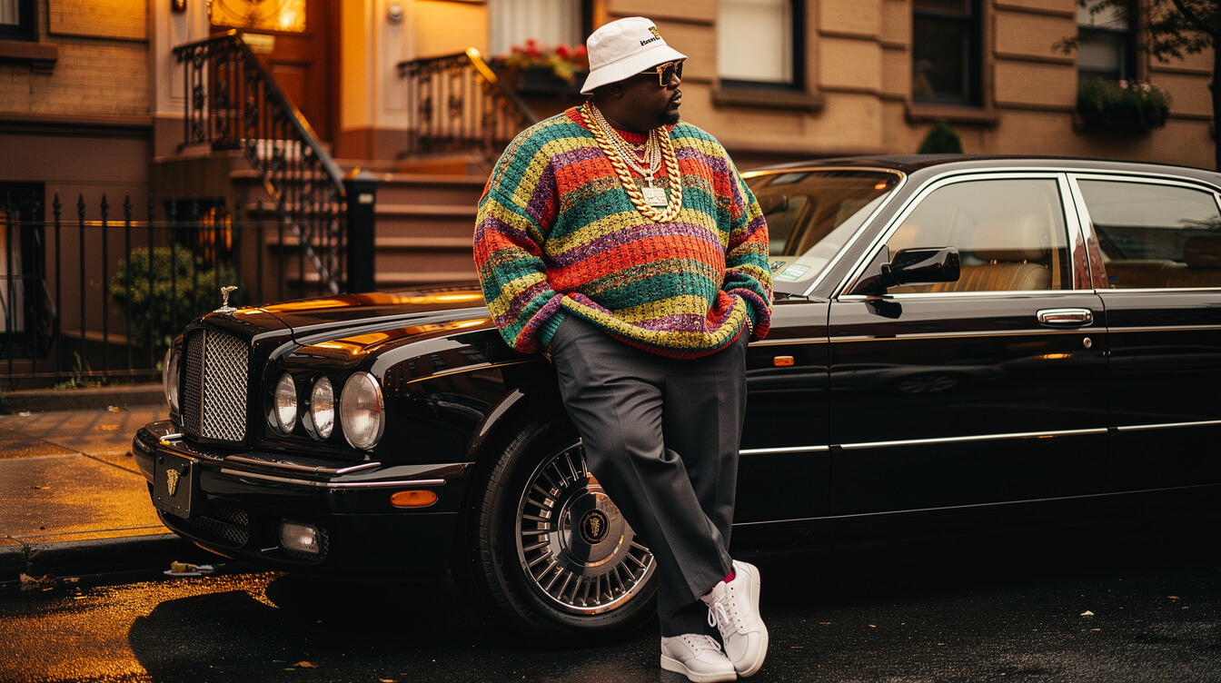Bad Boy Records 90s hip hop fashion luxury era