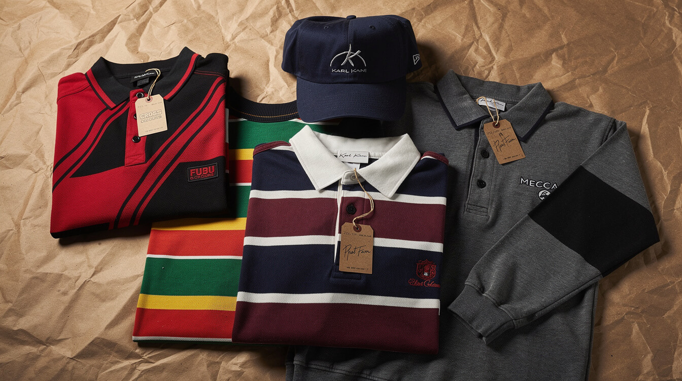 FUBU Cross Colours Karl Kani 90s hip hop fashion brands