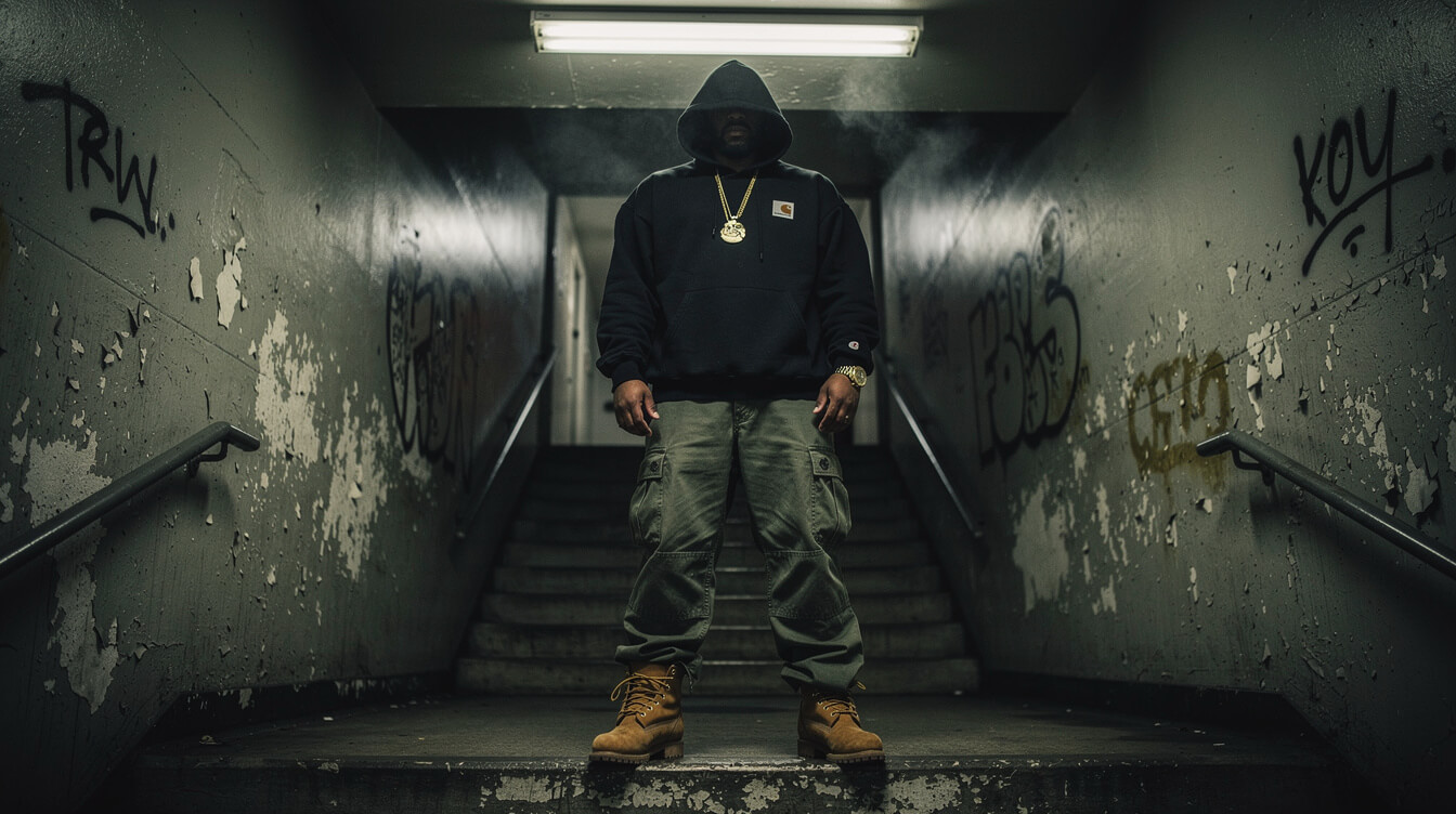 Wu-Tang Clan 90s hip hop fashion tactical era