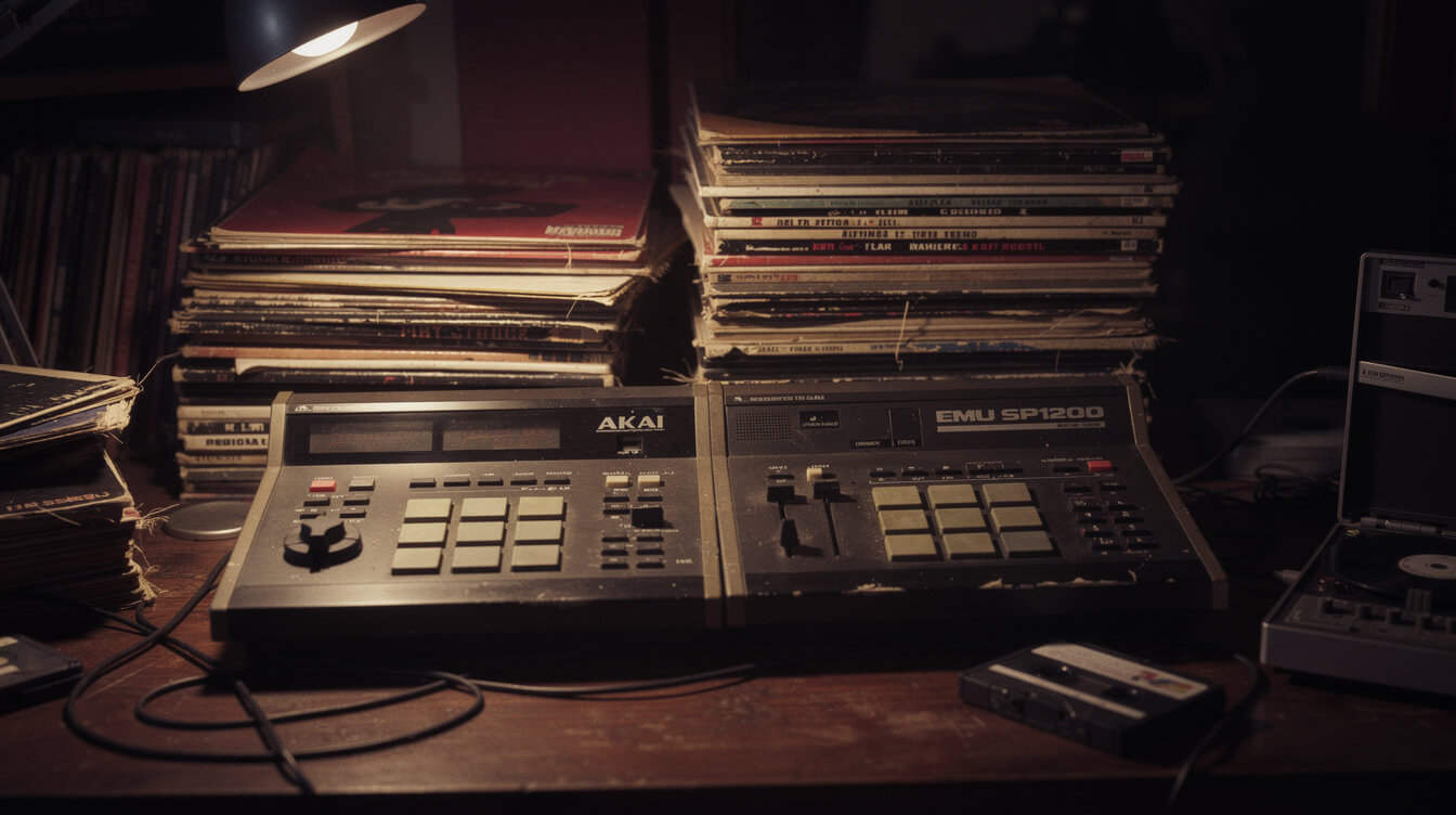 five-producer summit MPC SP1200 vintage hip-hop production