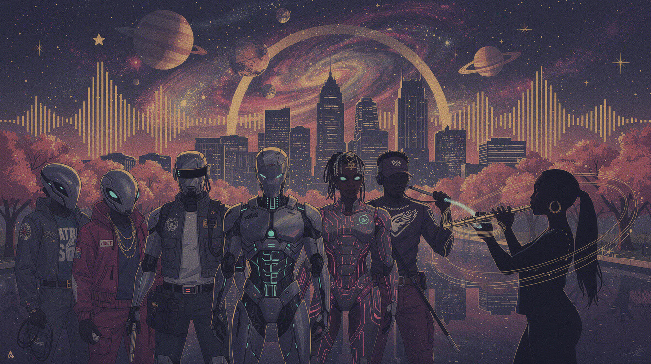 ATLiens afrofuturist legacy Janelle Monae Lil Wayne