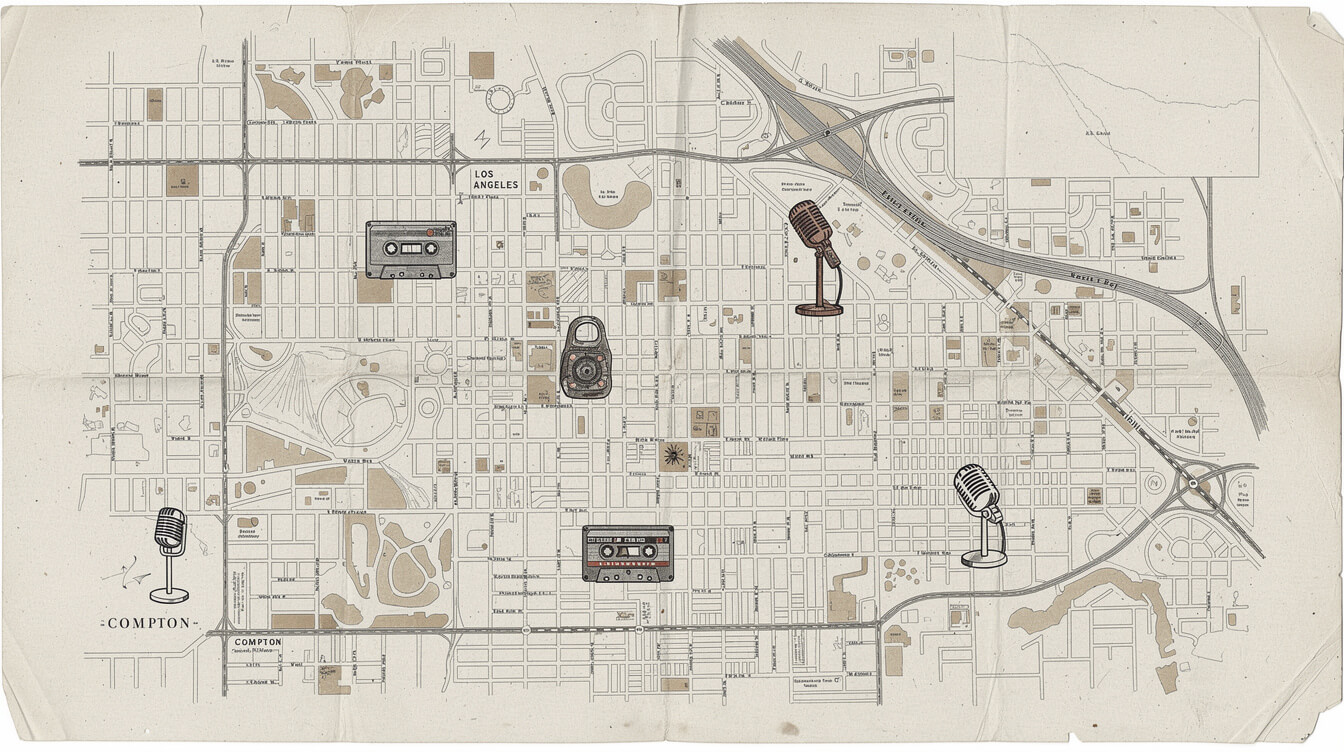 kendrick lamar gnx compton south central los angeles street map
