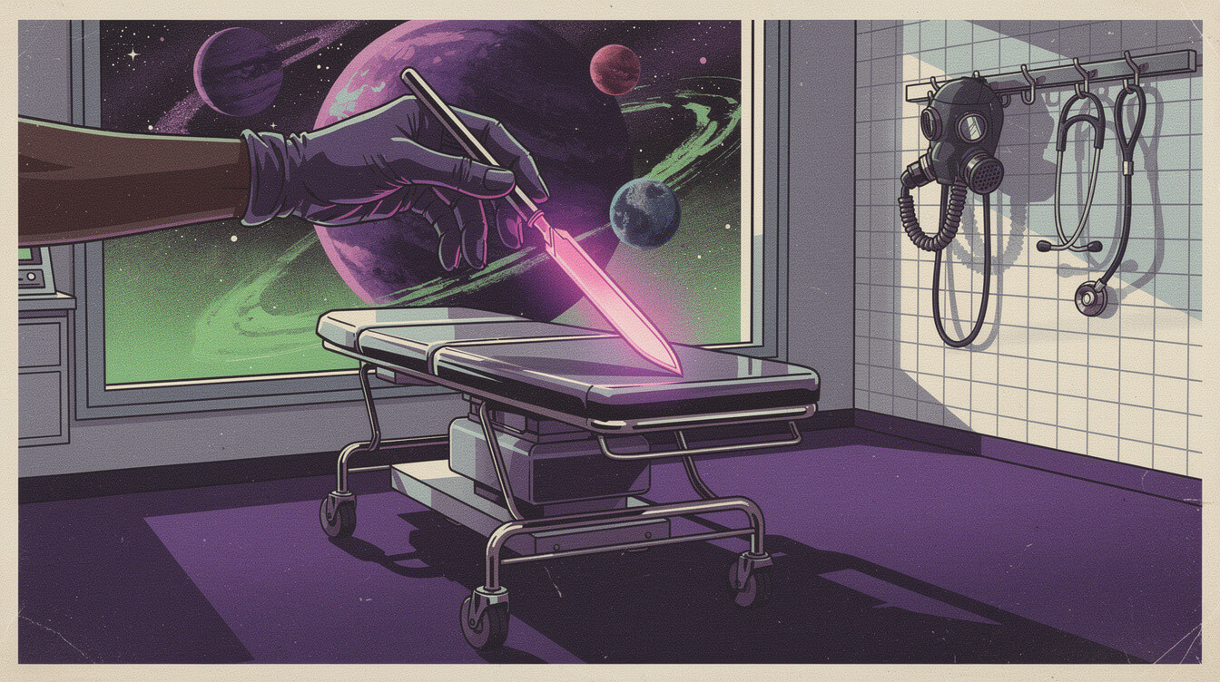 abstract Dr. Octagon medical surrealism