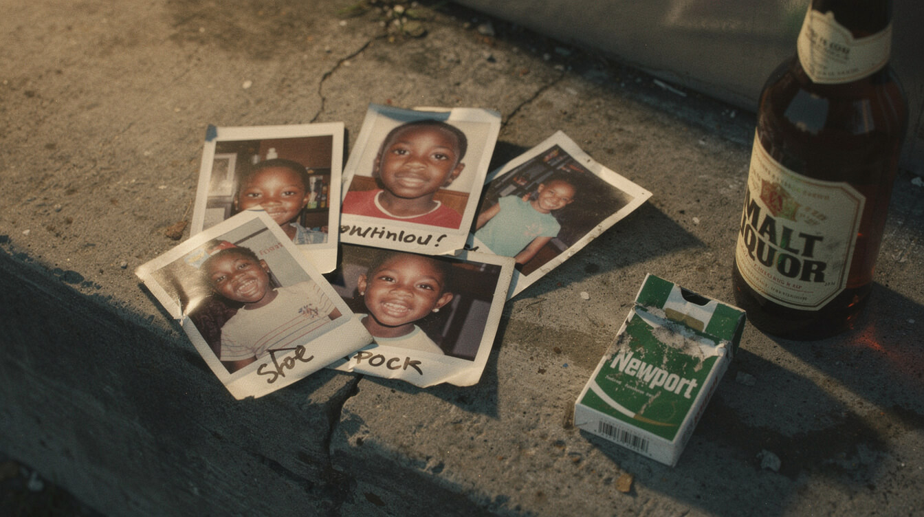 vintage polaroid stack representing classic hip hop album cover photography